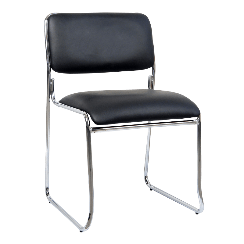 Jednoduché kožené sedadlo s nízkým opěradlem pro recepci (Y-1834)