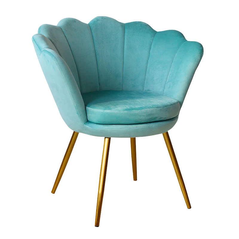 Akcentové křeslo Velvet Flowerpot pro volný čas (X-5110)