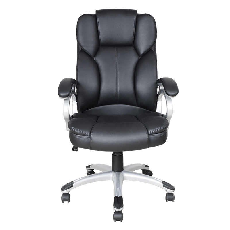 Černá loketní opěrka s vysokým opěradlem pro výkonné kancelářské sedadlo (Y-2825)