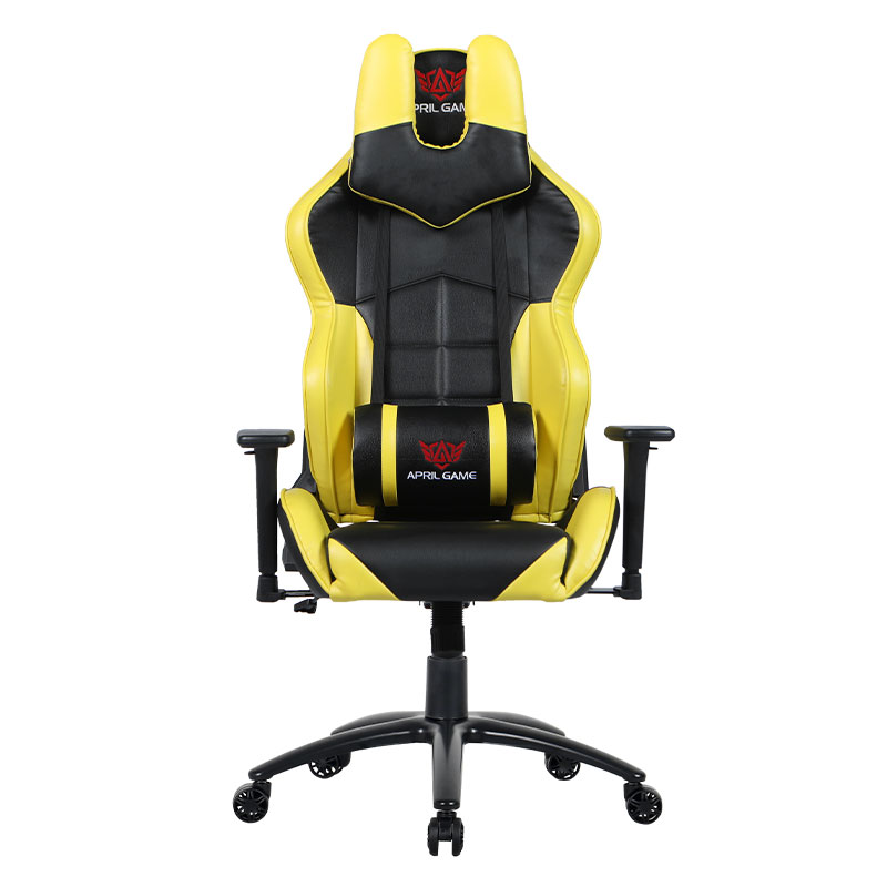 3D otočné herní křeslo s nastavením výšky loketní opěrky a otáčením zepředu dozadu (Y-2576)