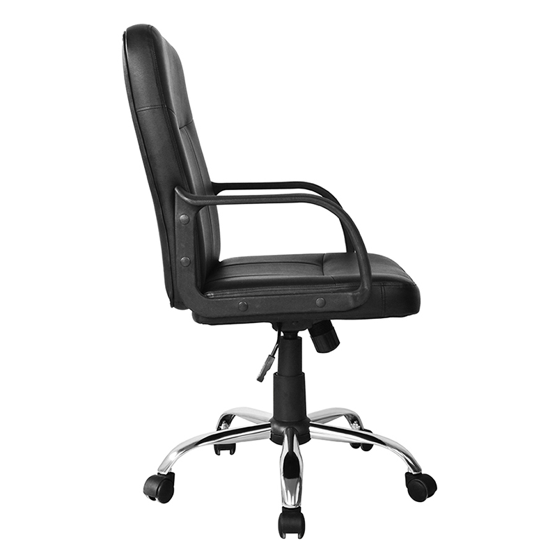 Pracovní kancelářská židle z PP loketní opěrky se střední opěrkou a chromovou základnou (Y-2744)