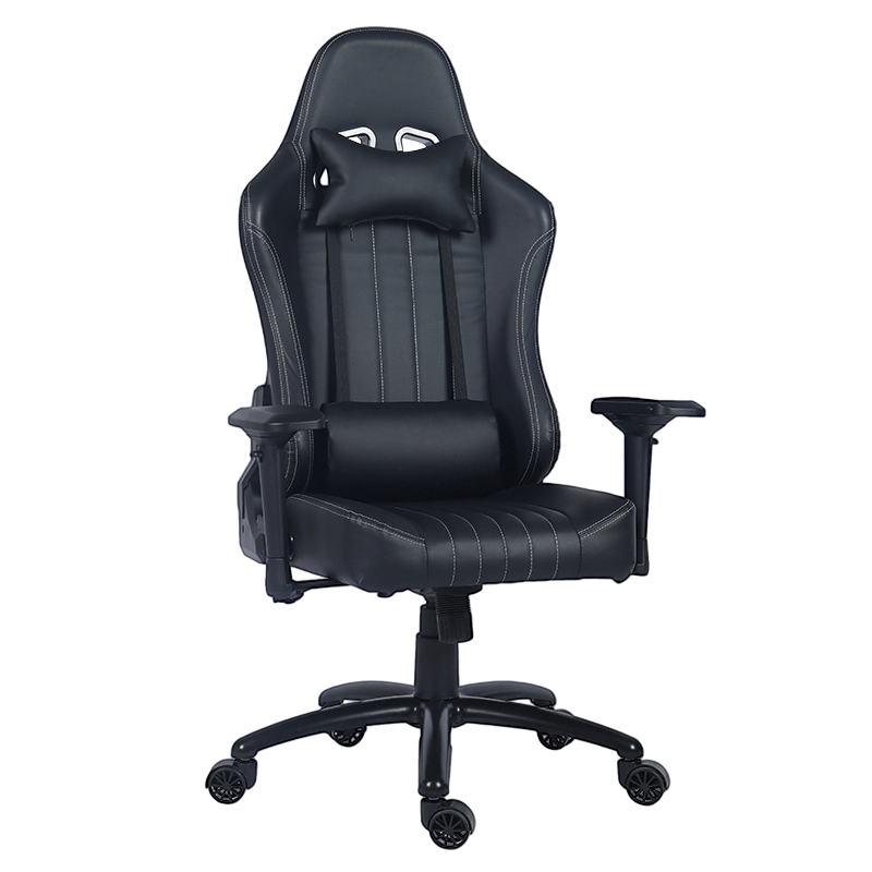 Černá PU 4D loketní opěrka závodní královská herní židle (Y-2546)