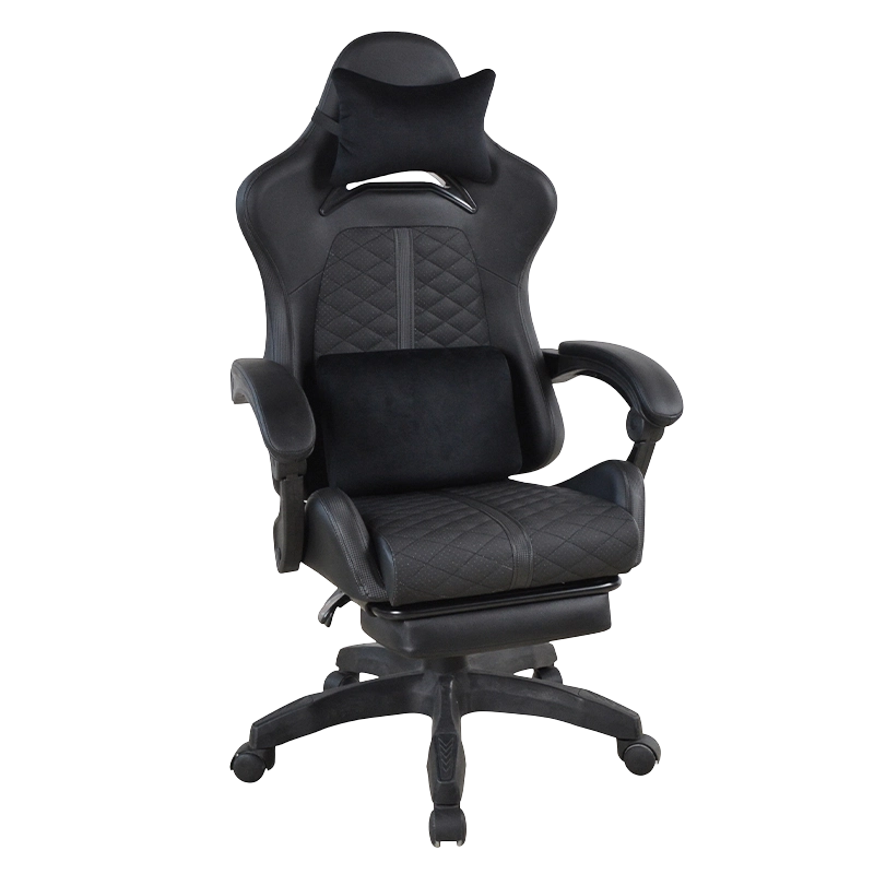 PP nastavitelné loketní opěrky High Back Gamer Chair s opěrkou nohou (T-7137)