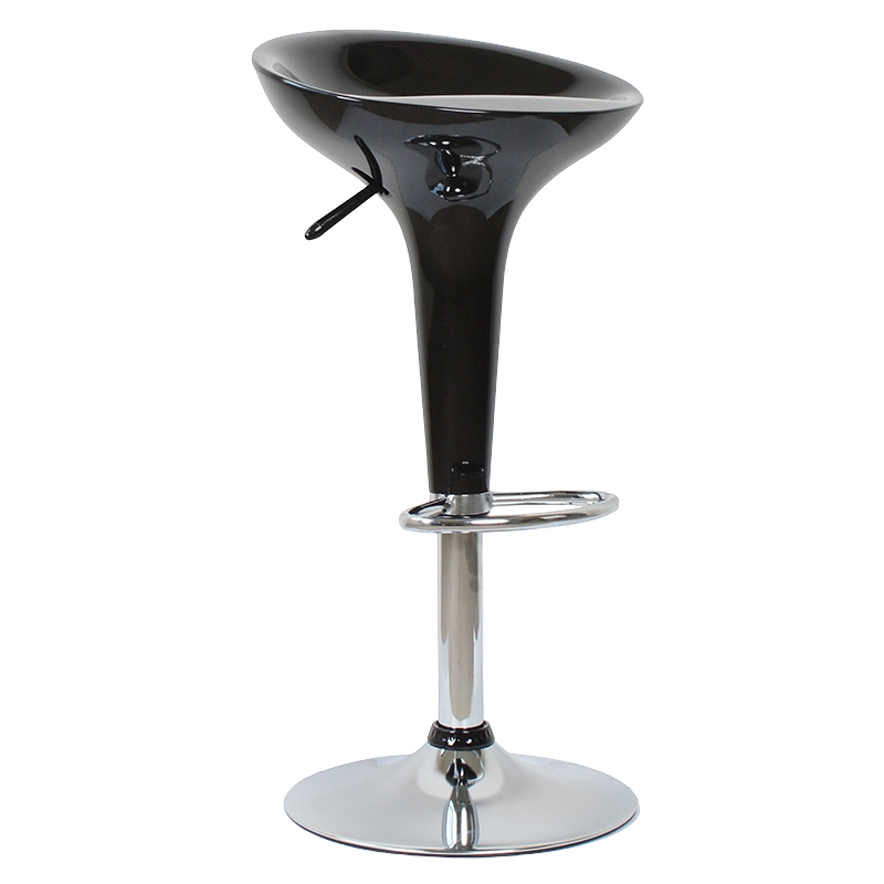 Černá ABS plastová otočná zvedací barová židle (GY-901)