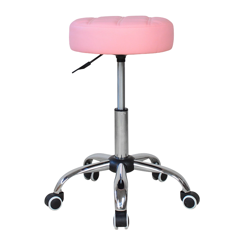 Otočné jednoduché kožené kulaté salonní židle (GY-1007)